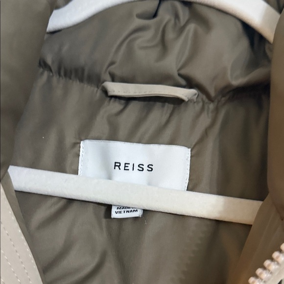 Reiss Men's Beige Puffer Jacket - Picture 4 of 4